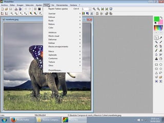 Tutorial photofiltre marefante