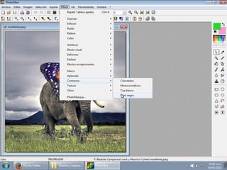 Tutorial photofiltre marefante