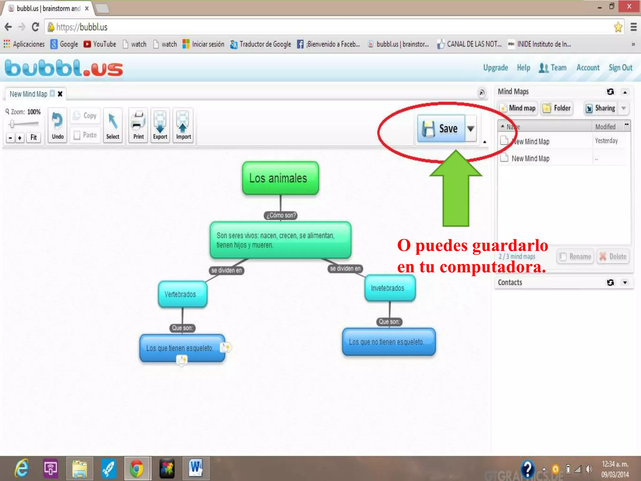 O puedes guardarlo
en tu computadora.
 