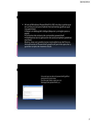 Tutorial power shell | PDF