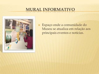 Portal de Periódicos Capes: www.periodicos.capes.gov.br/portugues/index.jspNovidades No AcervoNesta sala estão expostas as últimas aquisições da Biblioteca, bem como a Produção Científica do Museu.Você poderá acessar as Novidades do Acervo pelo nosso site: www.mz.usp.br/biblioteca