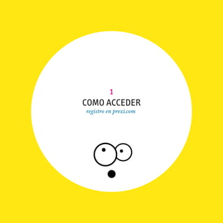 1
COMO ACCEDER
registro en prezi.com
 