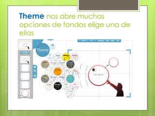 Theme nos abre muchas
opciones de fondos elige una de
ellas
 
