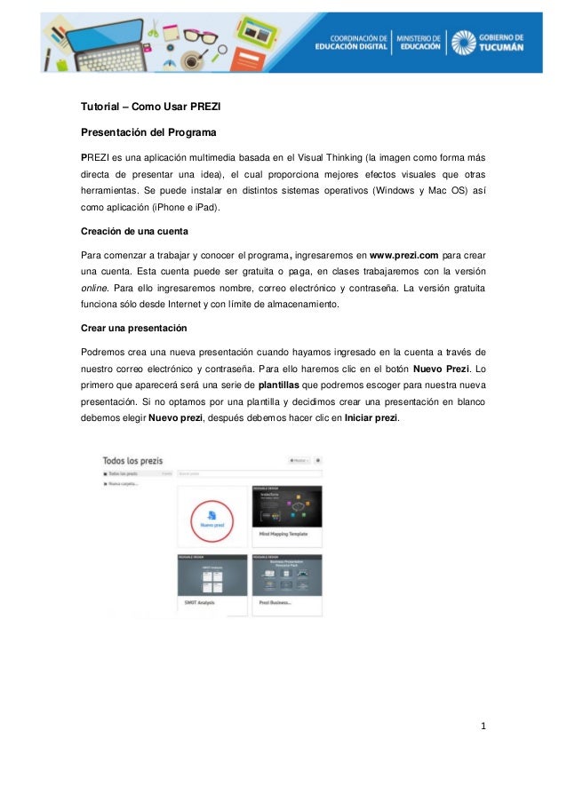Programa apresentacao slides prezi