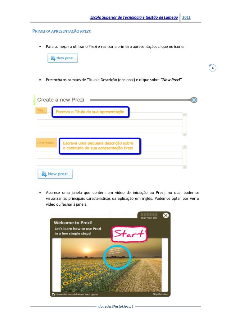 Apresentacao em prezi