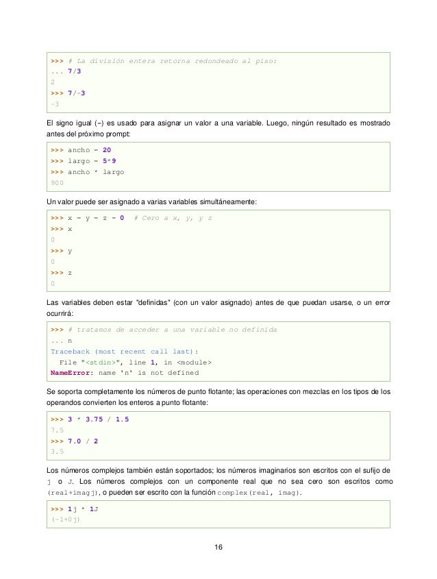 Tutorial python2