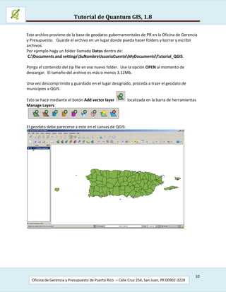 Tutorial qgis lisboa | PDF