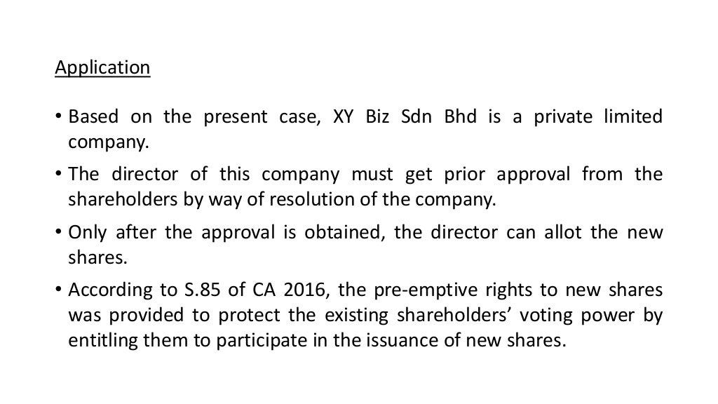 Capital Shares Companies Act 2016
