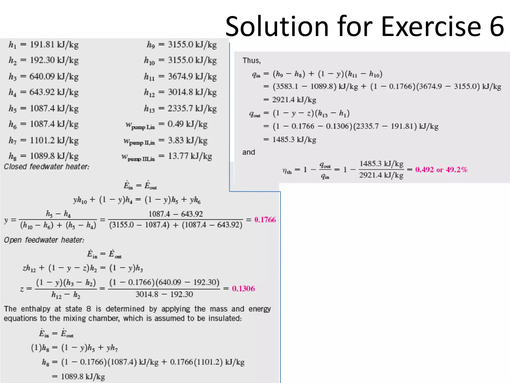 Solution for Exercise 6
 