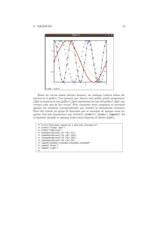 Tutorial rapido de octave | PDF