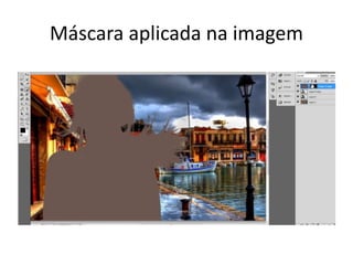 Máscara aplicada na imagem
 