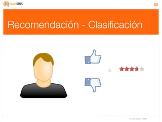 52




Recomendación - Clasiﬁcación



                    ó




                         IV Jornadas TIMM
 