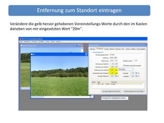 Verändere die gelb hervor gehobenen Voreinstellungs-Werte durch den im Kasten daneben von mir eingesetzten Wert "20m". 