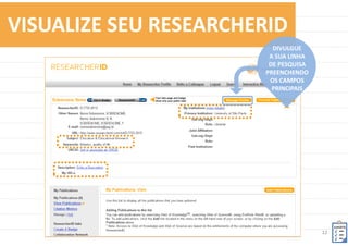 12	
  
email@usp.br
PREENCHA	
  
OS	
  DADOS	
  
CONFIRME	
  	
  
O	
  CADASTRO	
  
ENTRANDO	
  	
  
NO	
  SEU	
  	
  
E-­‐MAIL	
  
CRIE	
  SUA	
  CONTA	
  
 