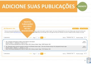 26	
  
APÓS	
  
SELECIONAR	
  	
  
OS	
  ARTIGOS	
  DE	
  
SUA	
  AUTORIA,	
  
CLIQUE	
  AQUI	
  
ADICIONE	
  SUAS	
  PUBLICAÇÕES	
   WEB	
  OF	
  
SCIENCE	
  
 