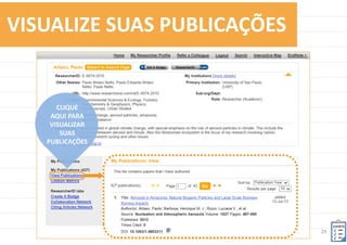 29	
  
CLIQUE	
  	
  
AQUI	
  PARA	
  
ADICIONAR	
  
MAIS	
  
PUBLICAÇÕES	
  
ADICIONE	
  SUAS	
  PUBLICAÇÕES	
  
 