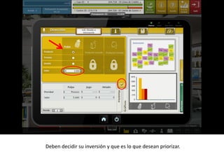 Deben decidir su inversión y que es lo que desean priorizar.
 