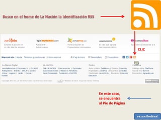 CLIC
En este caso,
se encuentra
al Pie de Página
 