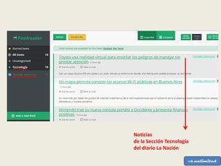 Noticias
de la Sección Tecnología
del diario La Nación
 