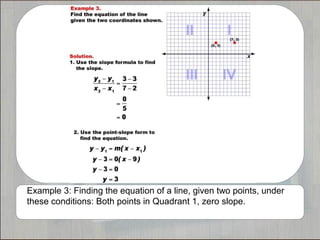 Tutorials--Line from Two Points | PPT