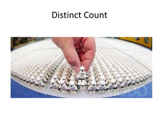 Distinct Count
 