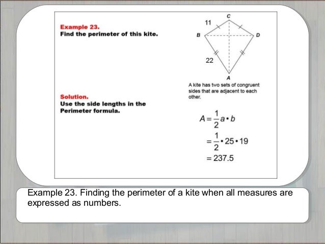 Tutorials Quadrilateral Area And Perimeter