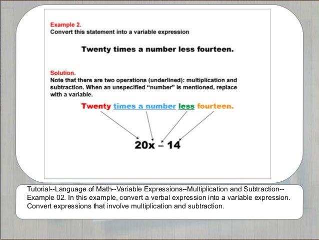 tutorial integers math Math Expressions The Language Variable Tutorials of tutorial integers math Math Expressions The Language Variable Tutorials of