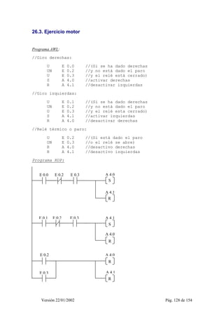 PLC y electroneumática: Tutorial de programación de AWL con el PLC en Simatic S7 Siemens 