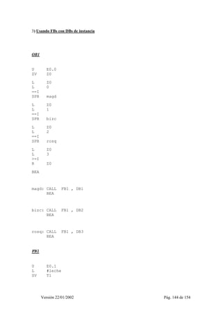 PLC y electroneumática: Tutorial de programación de AWL con el PLC en Simatic S7 Siemens 