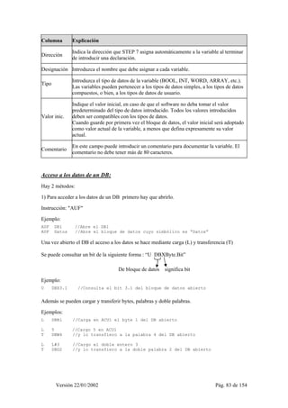 PLC y electroneumática: Tutorial de programación de AWL con el PLC en Simatic S7 Siemens 