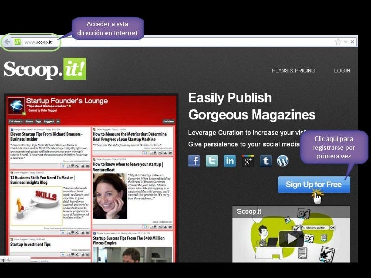 Tutorial Scoop.it español