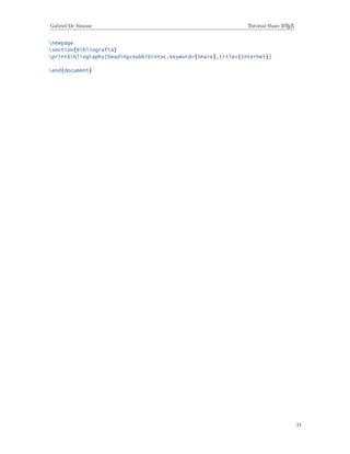 Tutorial share latex | PDF