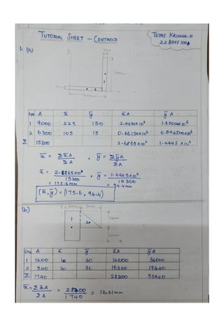 Tutorial sheet answers centroid.pdf