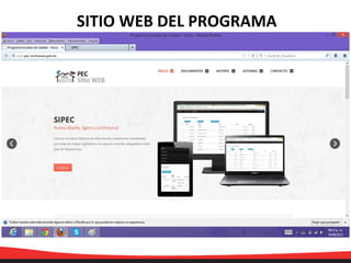 SITIO WEB DEL PROGRAMA
 