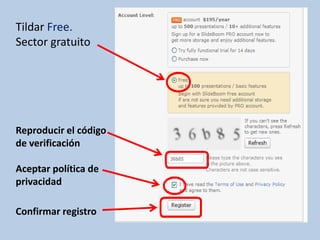 Tildar Free.
Sector gratuito




Reproducir el código
de verificación

Aceptar política de
privacidad

Confirmar registro
 