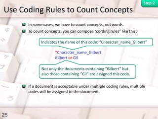 Quick Start Tutorial of KH Coder 3 | PDF
