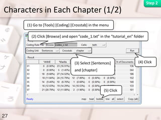 Quick Start Tutorial of KH Coder 3 | PDF