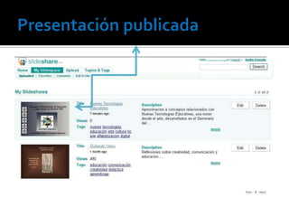 Tutorial Slideshare!