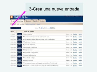 3-Crea una nueva entrada
 