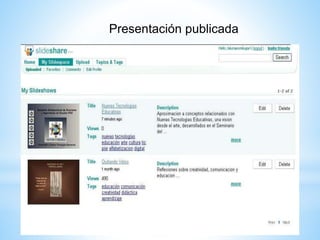 Presentación publicada 
 
