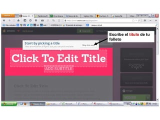 Escribe el título de tu
folleto

 
