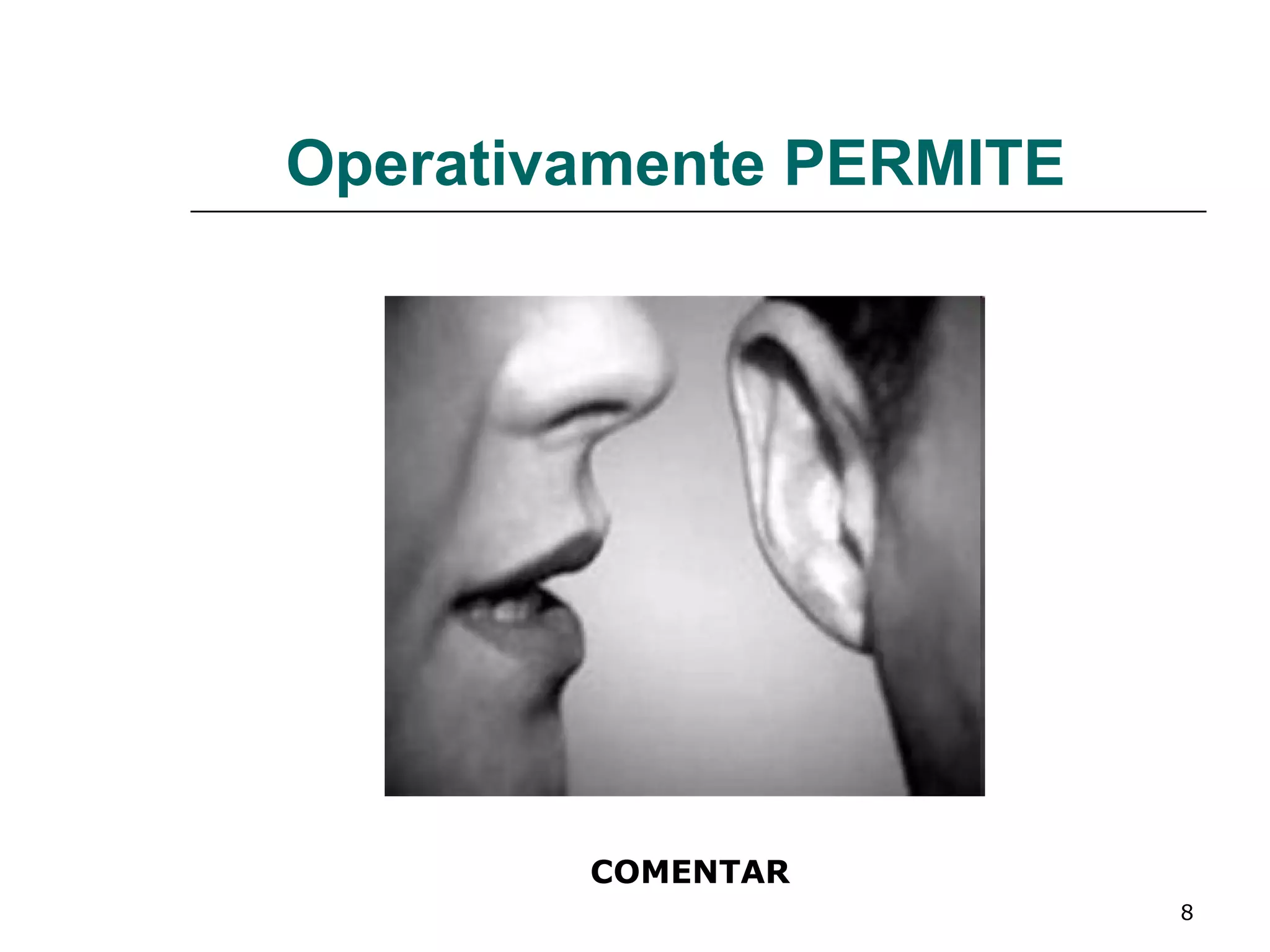 Operativamente PERMITE COMENTAR 