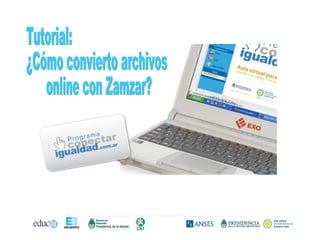 Tutorial: ¿Cómo convierto archivos  online con Zamzar? 