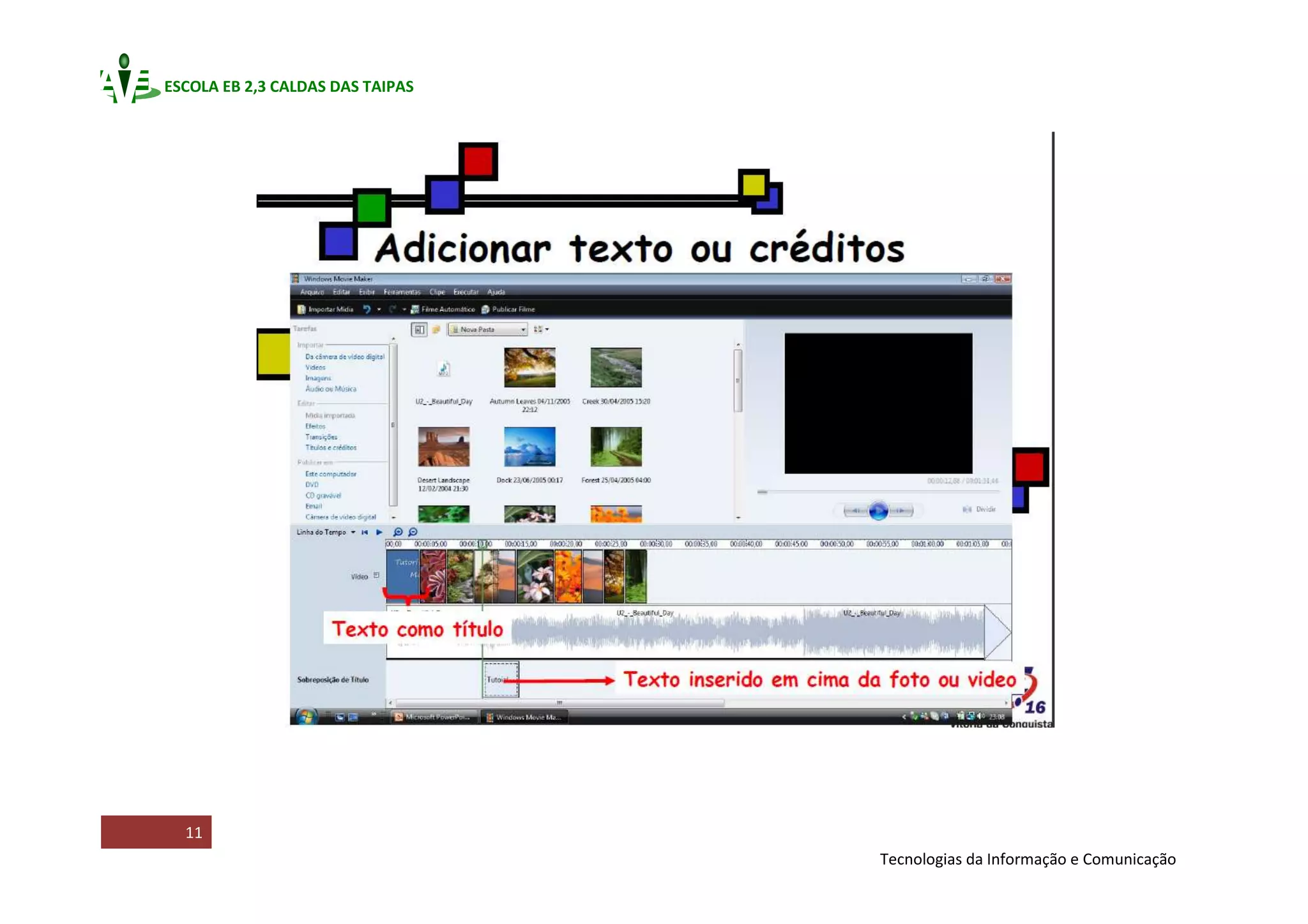 Tutorial Sobre O Windows Movie Maker