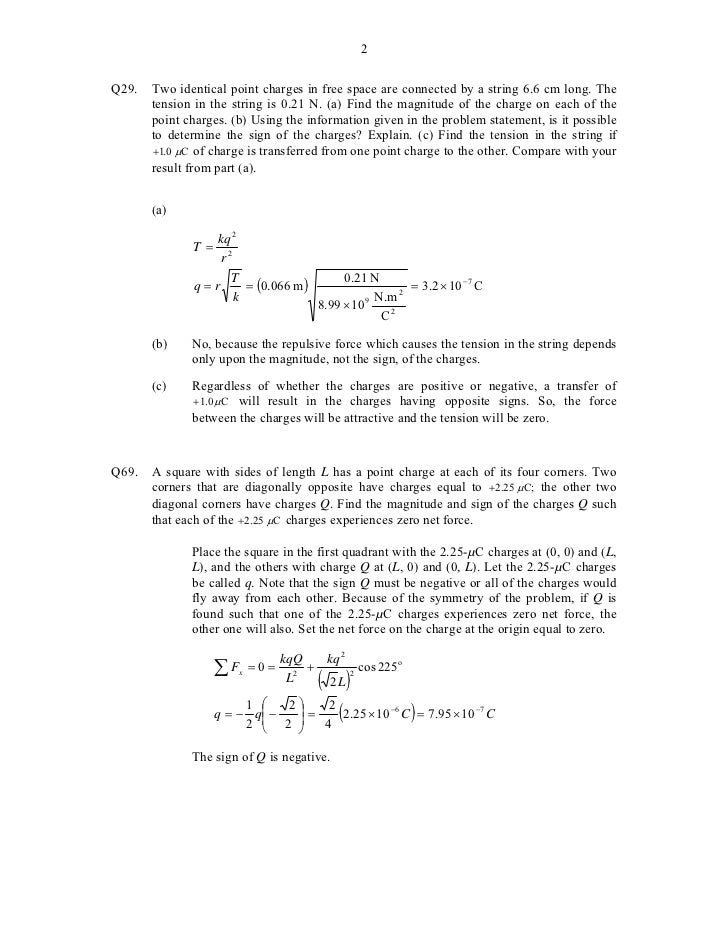 Tutorial Solutions 10