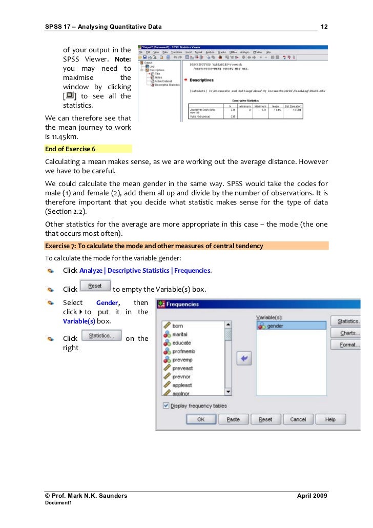Tutorial Of Spss 17 | tutorial spss17 Tutorial Of Spss 17 | tutorial spss17