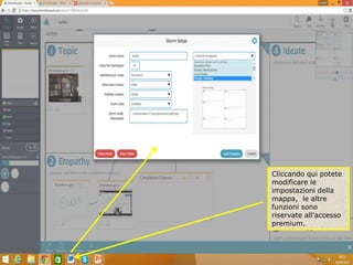 Cliccando qui potete
modificare le
impostazioni della
mappa, le altre
funzioni sono
riservate all’accesso
premium.
 