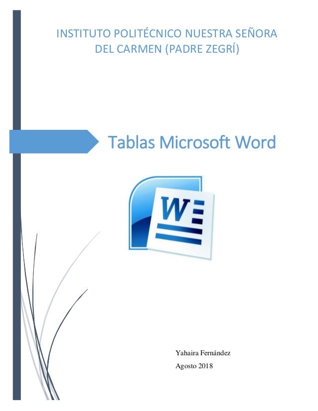 Tutorial Tablas Microsoft Word