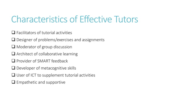 Tutorial teaching method | PPTX