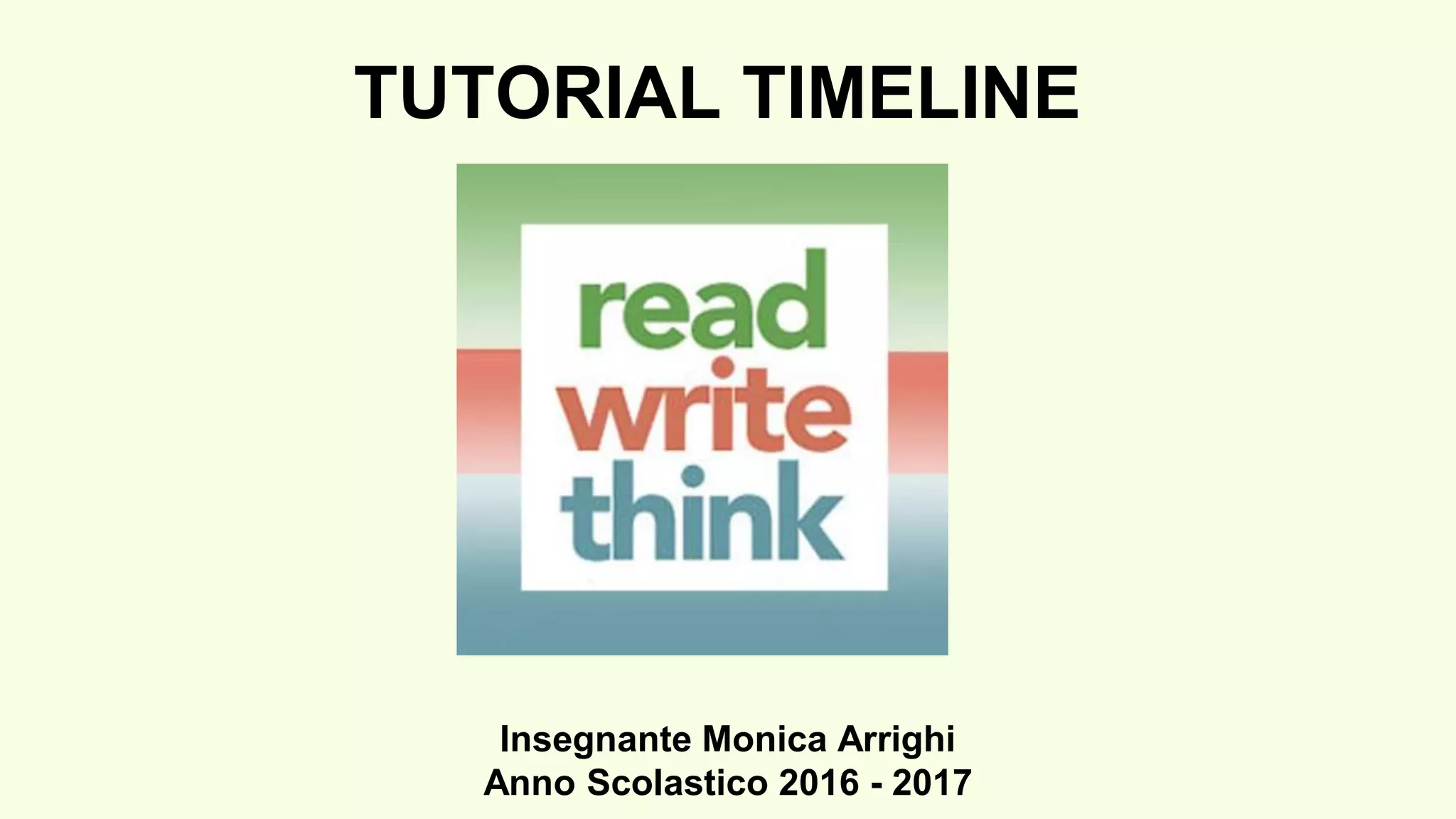 Tutorial Timeline Pptx